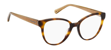 Premium Women Tommy Hilfiger Eyeglasses: TH 1842 : Havana 2(2) - SpecSMART Eye Clinic (Diagonal View)